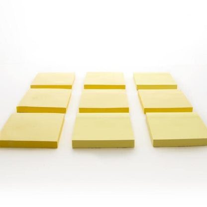 50 Ct. 3" X 3" Yellow Stick On Notes (4/Pack) - Sticky Notes
